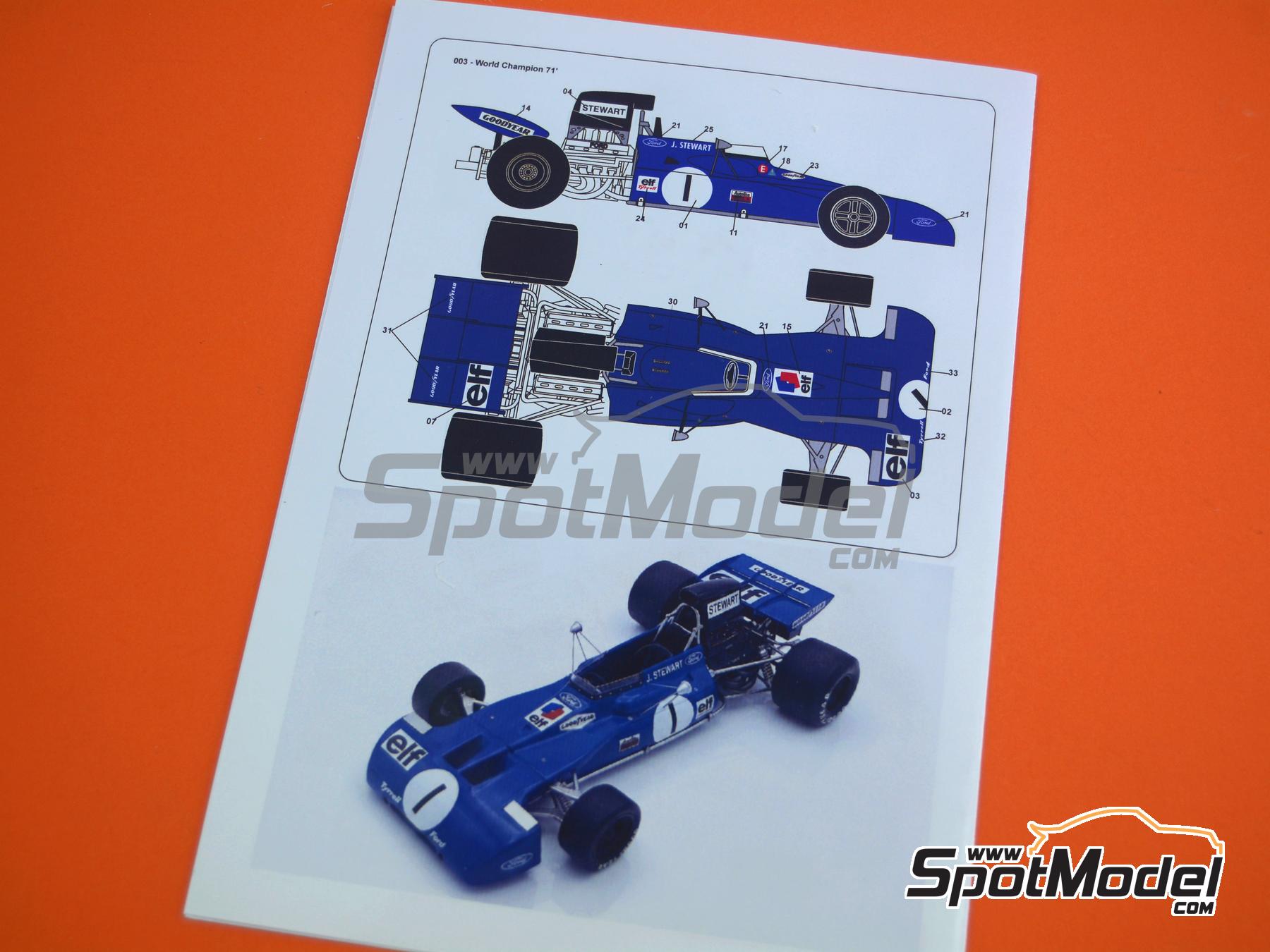 Wolf Kits GP20038R: Car scale model kit 1/20 scale - Tyrrell Ford